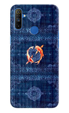 Koi Blue Realme Narzo 10A/20A Hard Case Back Cover by Casekaro