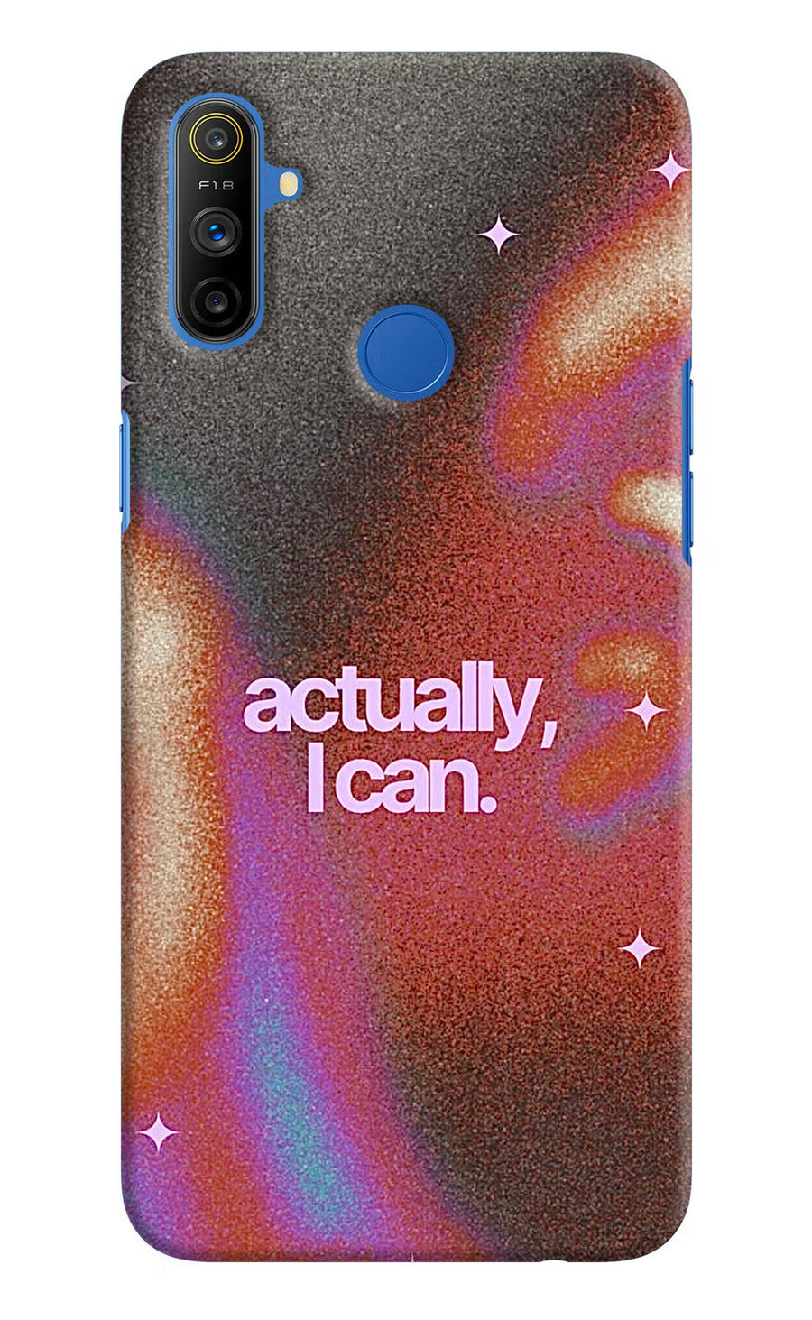Pink Aura Realme Narzo 10A/20A Back Cover, Hard case