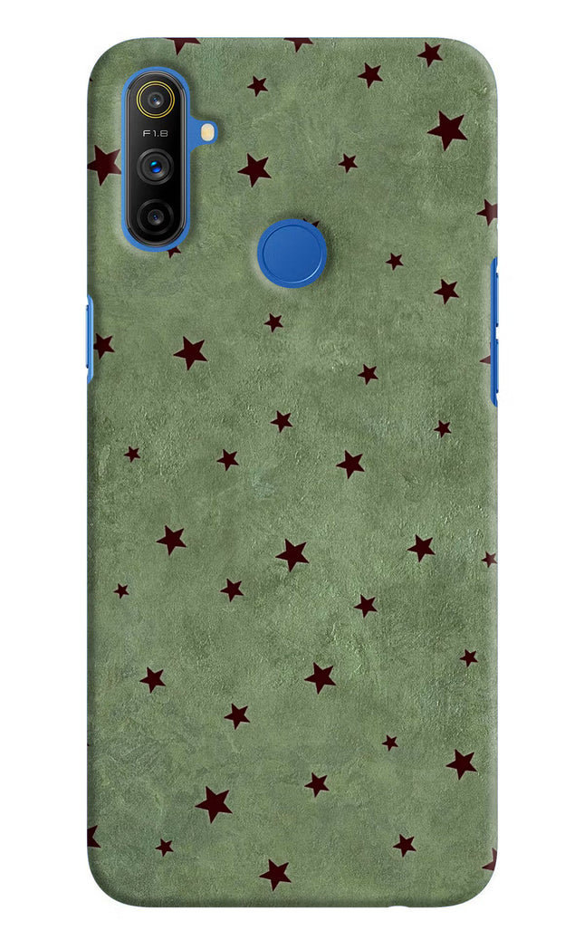 Green Stars Realme Narzo 10A/20A Hard Case Back Cover by Casekaro