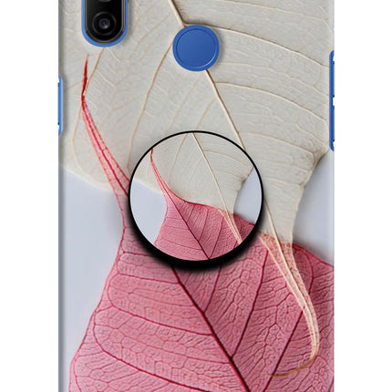 White Pink Leaf Realme Narzo 10A/20A Pop Case by Casekaro