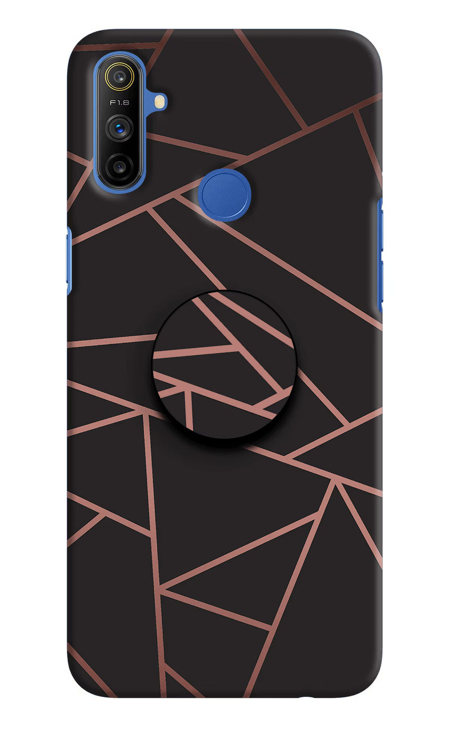 Geometric Pattern Realme Narzo 10A/20A Pop Case, Hard case
