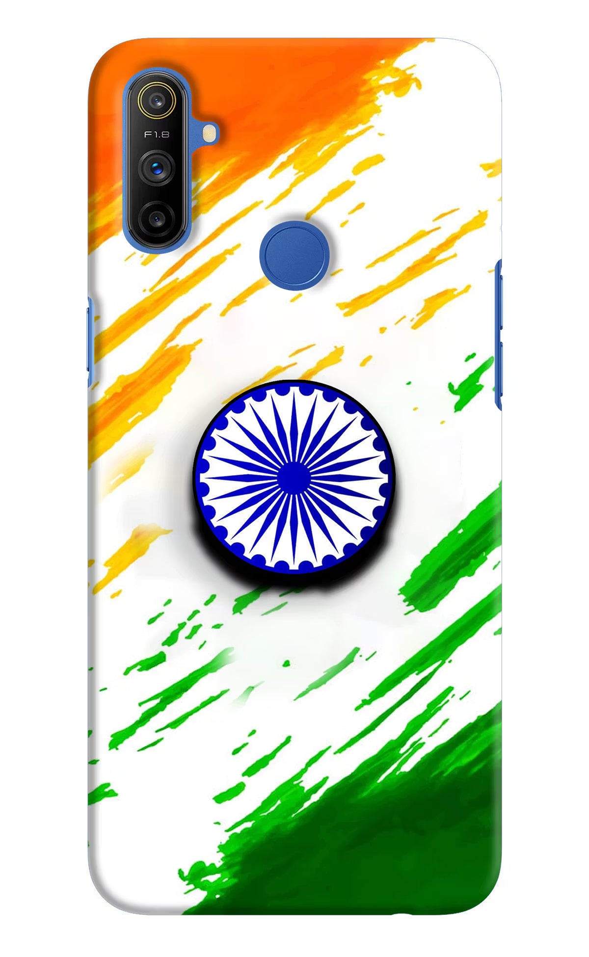 Indian Flag Ashoka Chakra Realme Narzo 10A/20A Pop Case by Casekaro