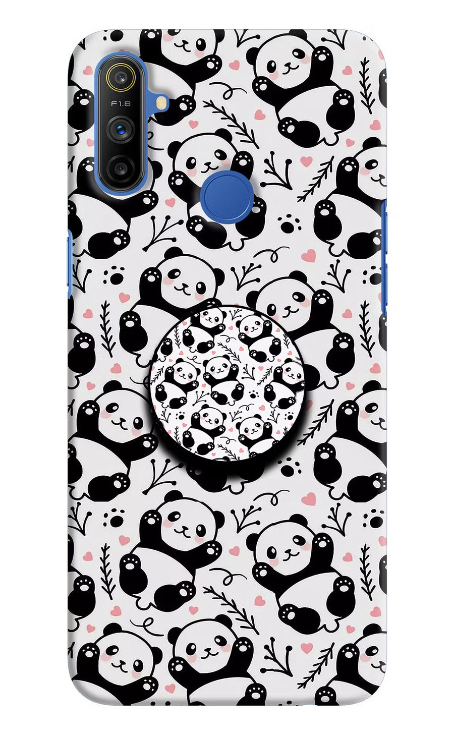 Cute Panda Realme Narzo 10A/20A Pop Case, Hard case