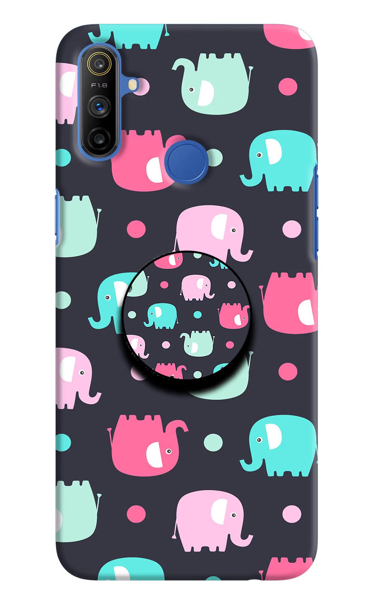 Baby Elephants Realme Narzo 10A/20A Pop Case by Casekaro