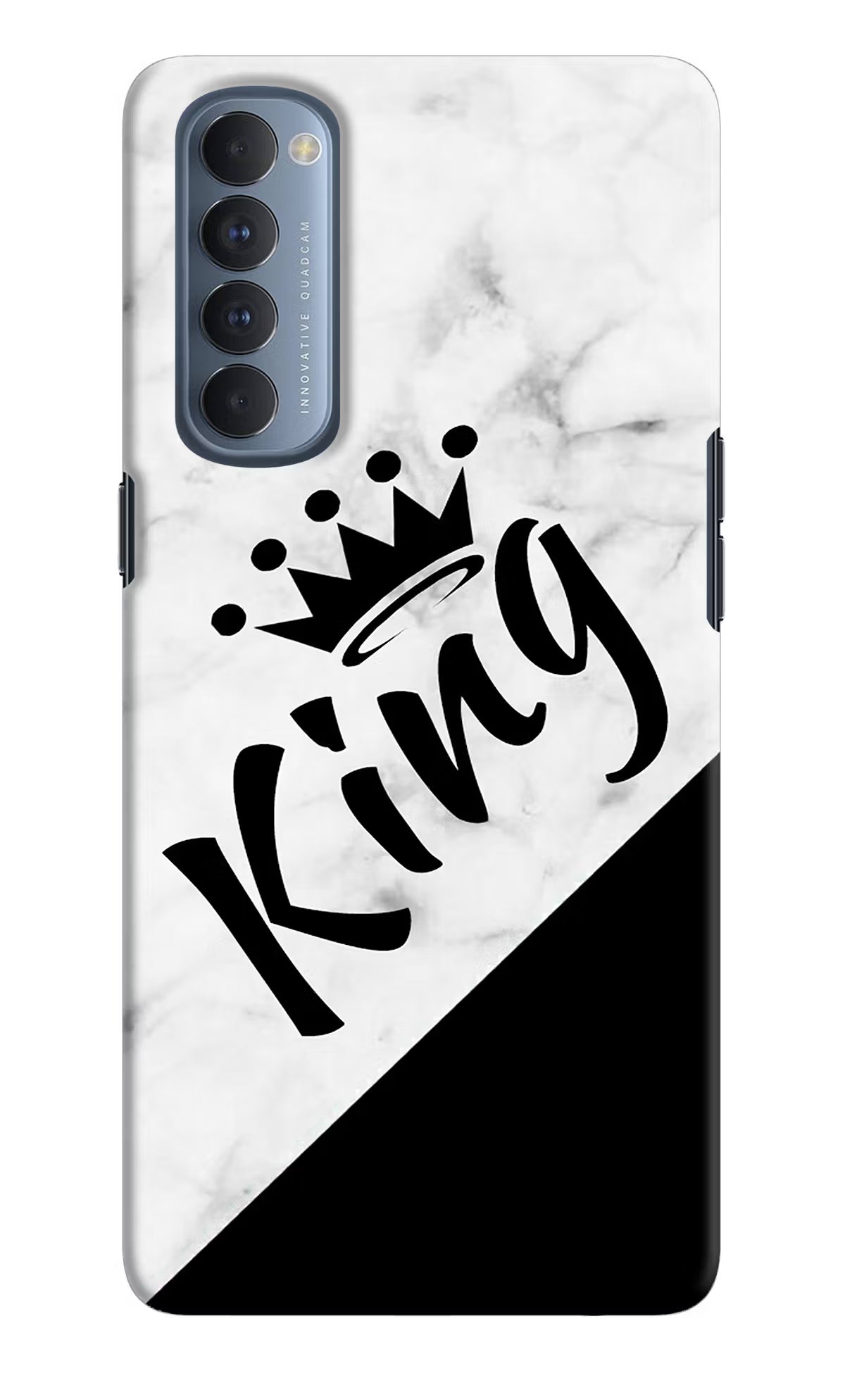 King Oppo Reno4 Pro Hard Case Back Cover by Casekaro