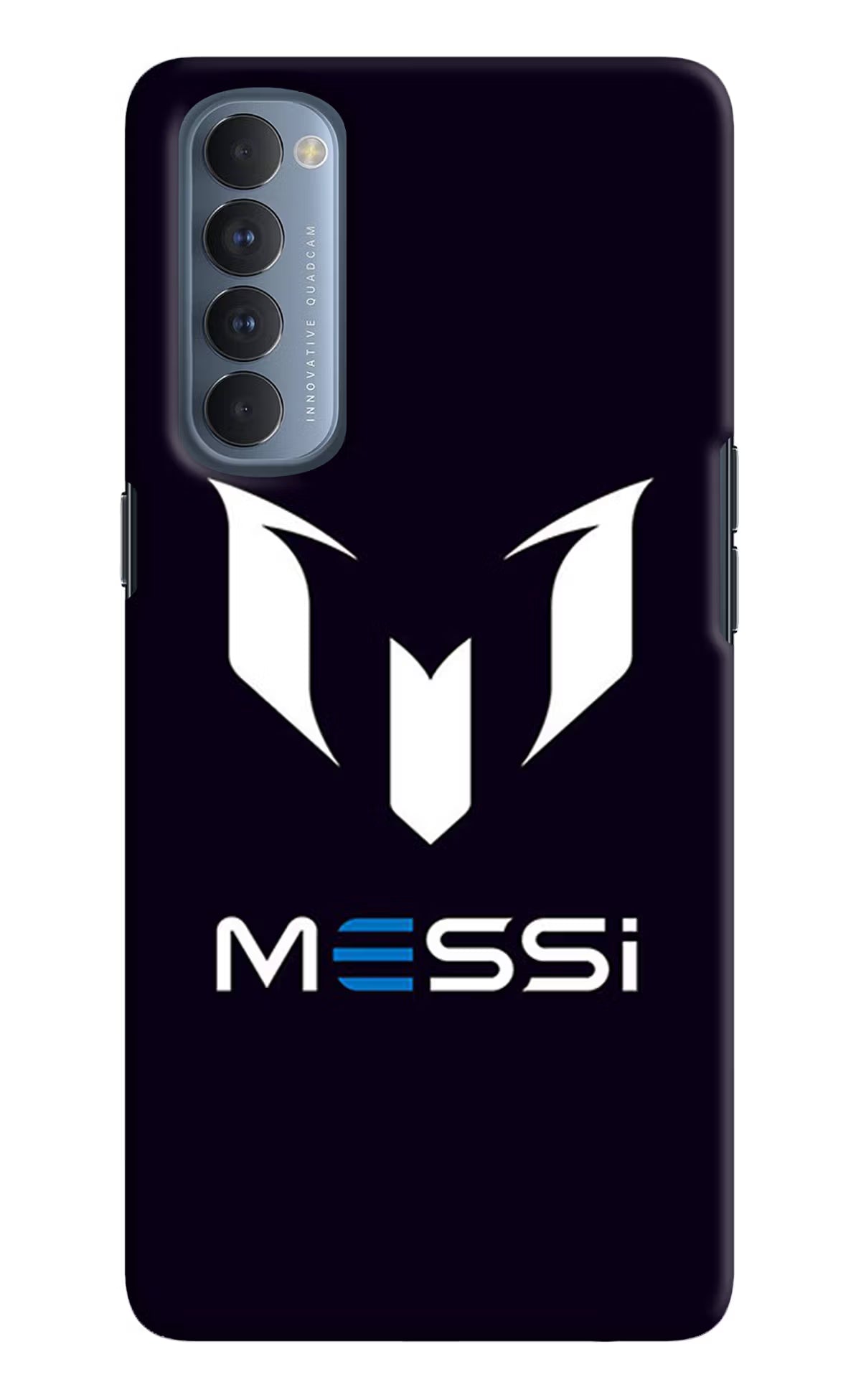 Messi Logo Oppo Reno4 Pro Hard Case Back Cover by Casekaro