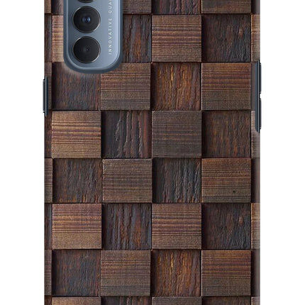 Wooden Cube Design Oppo Reno4 Pro Hard Case Back Cover by Casekaro
