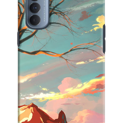Scenery Oppo Reno4 Pro Hard Case Back Cover by Casekaro