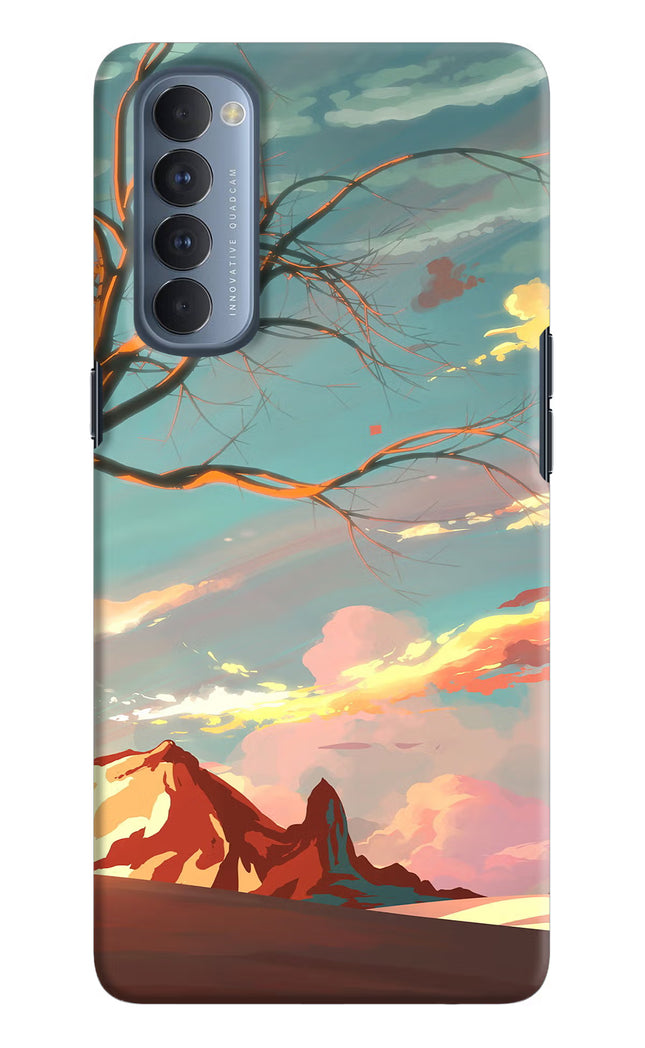 Scenery Oppo Reno4 Pro Hard Case Back Cover by Casekaro