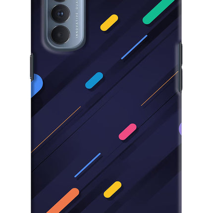 Abstract Design Oppo Reno4 Pro Hard Case Back Cover by Casekaro
