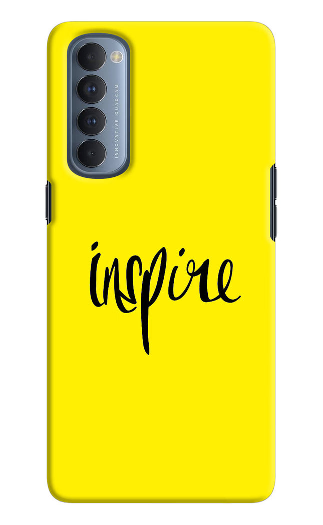 Inspire Oppo Reno4 Pro Hard Case Back Cover by Casekaro