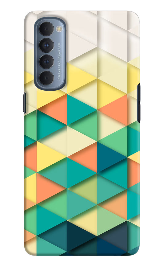 Abstract Oppo Reno4 Pro Hard Case Back Cover by Casekaro