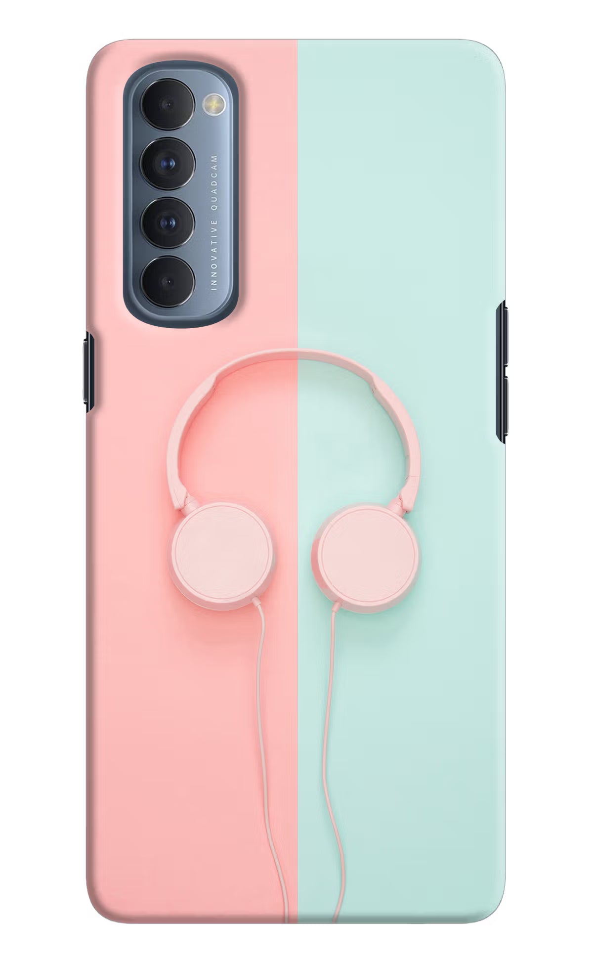 Music Lover Oppo Reno4 Pro Hard Case Back Cover by Casekaro