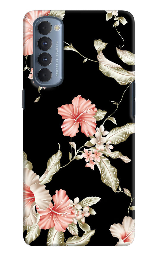 Flowers Oppo Reno4 Pro Hard Case Back Cover by Casekaro