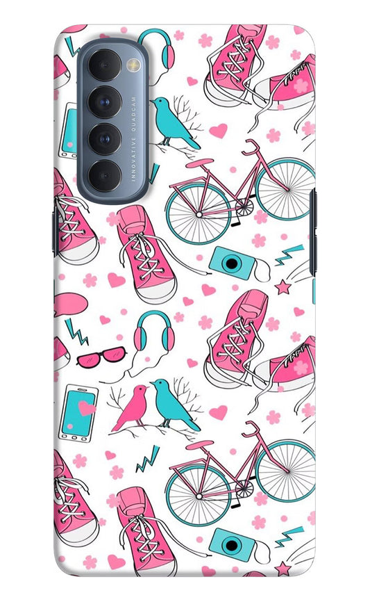 Artwork Oppo Reno4 Pro Hard Case Back Cover by Casekaro