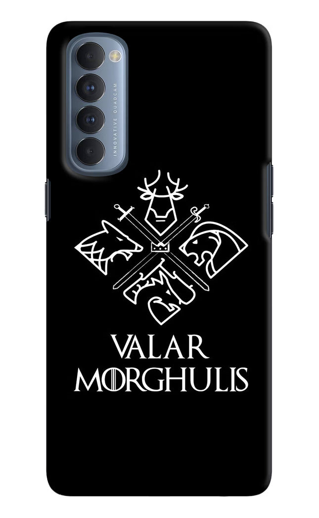 Valar Morghulis | Game Of Thrones Oppo Reno4 Pro Hard Case Back Cover by Casekaro
