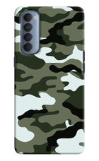 Camouflage Oppo Reno4 Pro Hard Case Back Cover by Casekaro