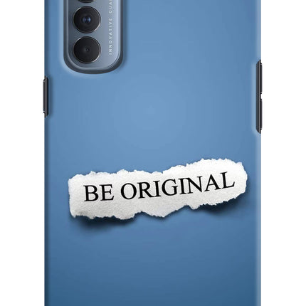 Be Original Oppo Reno4 Pro Hard Case Back Cover by Casekaro