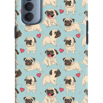 Pug Dog Oppo Reno4 Pro Hard Case Back Cover by Casekaro