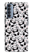 Cute Panda Oppo Reno4 Pro Hard Case Back Cover by Casekaro