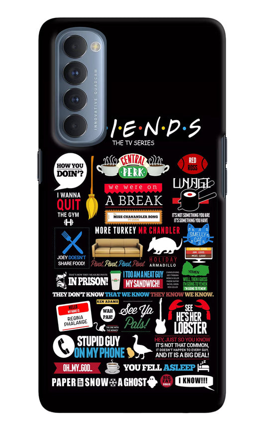 FRIENDS Oppo Reno4 Pro Hard Case Back Cover by Casekaro