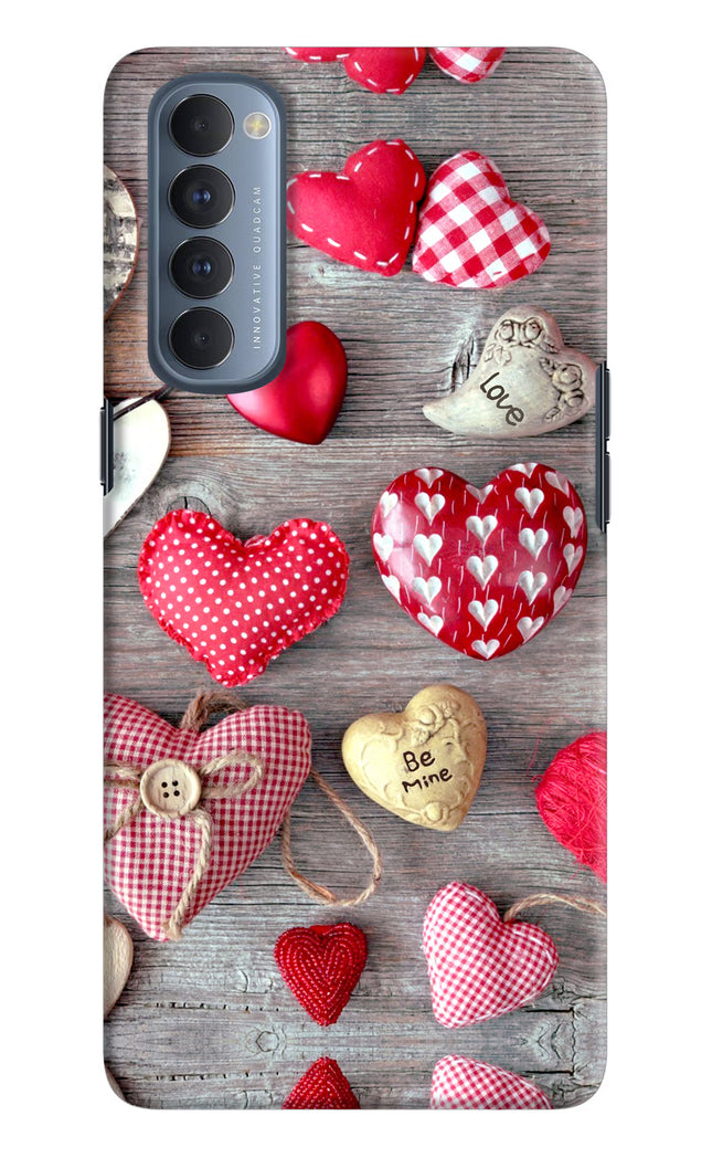 Love Wallpaper Oppo Reno4 Pro Hard Case Back Cover by Casekaro