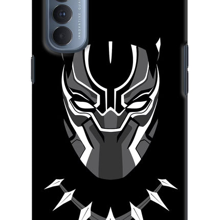 Black Panther Oppo Reno4 Pro Hard Case Back Cover by Casekaro
