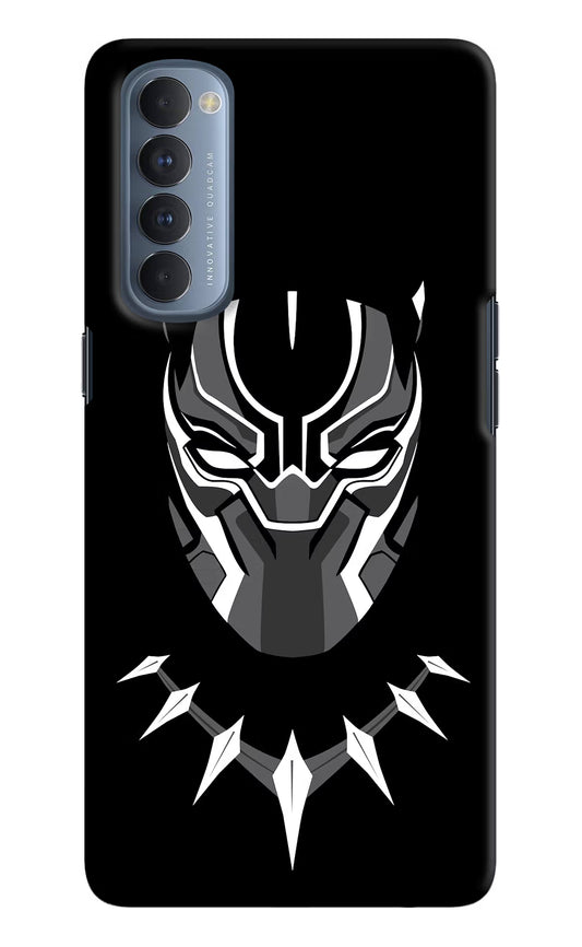 Black Panther Oppo Reno4 Pro Hard Case Back Cover by Casekaro