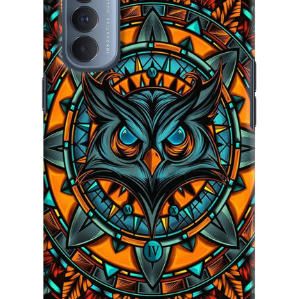 Angry Owl Art Oppo Reno4 Pro Hard Case Back Cover by Casekaro