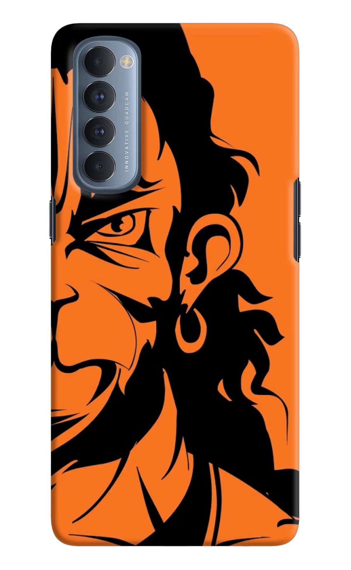 Hanuman Oppo Reno4 Pro Hard Case Back Cover by Casekaro