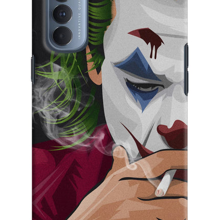 Joker Smoking Oppo Reno4 Pro Hard Case Back Cover by Casekaro