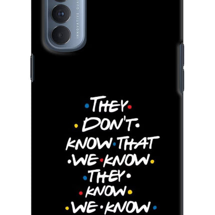 FRIENDS Dialogue Oppo Reno4 Pro Hard Case Back Cover by Casekaro