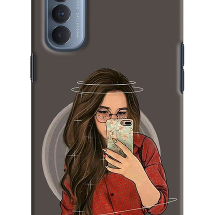 Selfie Queen Oppo Reno4 Pro Hard Case Back Cover by Casekaro