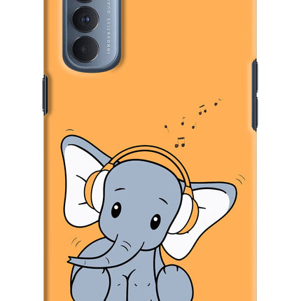 High On Music Oppo Reno4 Pro Hard Case Back Cover by Casekaro