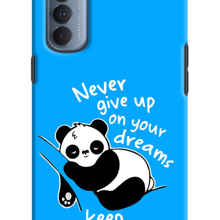 Keep Sleeping Oppo Reno4 Pro Hard Case Back Cover by Casekaro