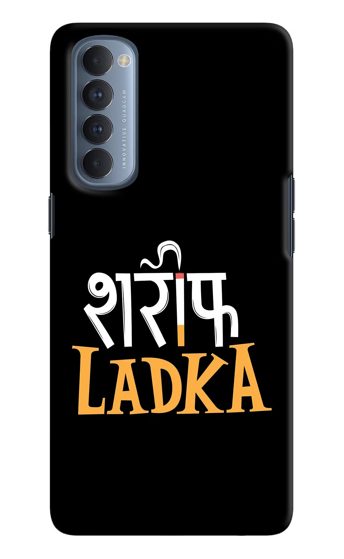 Shareef Ladka Oppo Reno4 Pro Hard Case Back Cover by Casekaro