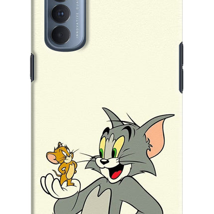 Tom & Jerry Oppo Reno4 Pro Hard Case Back Cover by Casekaro