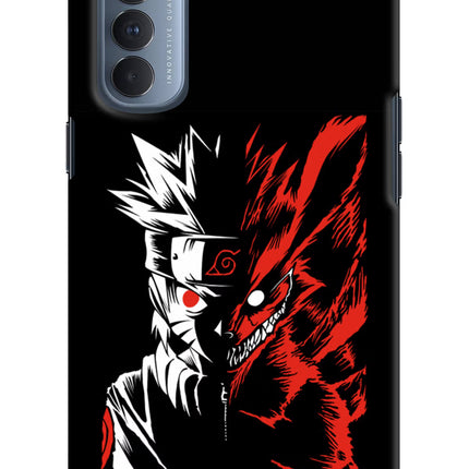 Naruto Two Face Oppo Reno4 Pro Hard Case Back Cover by Casekaro