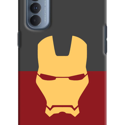 Ironman Oppo Reno4 Pro Hard Case Back Cover by Casekaro
