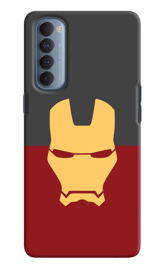 Ironman Oppo Reno4 Pro Hard Case Back Cover by Casekaro