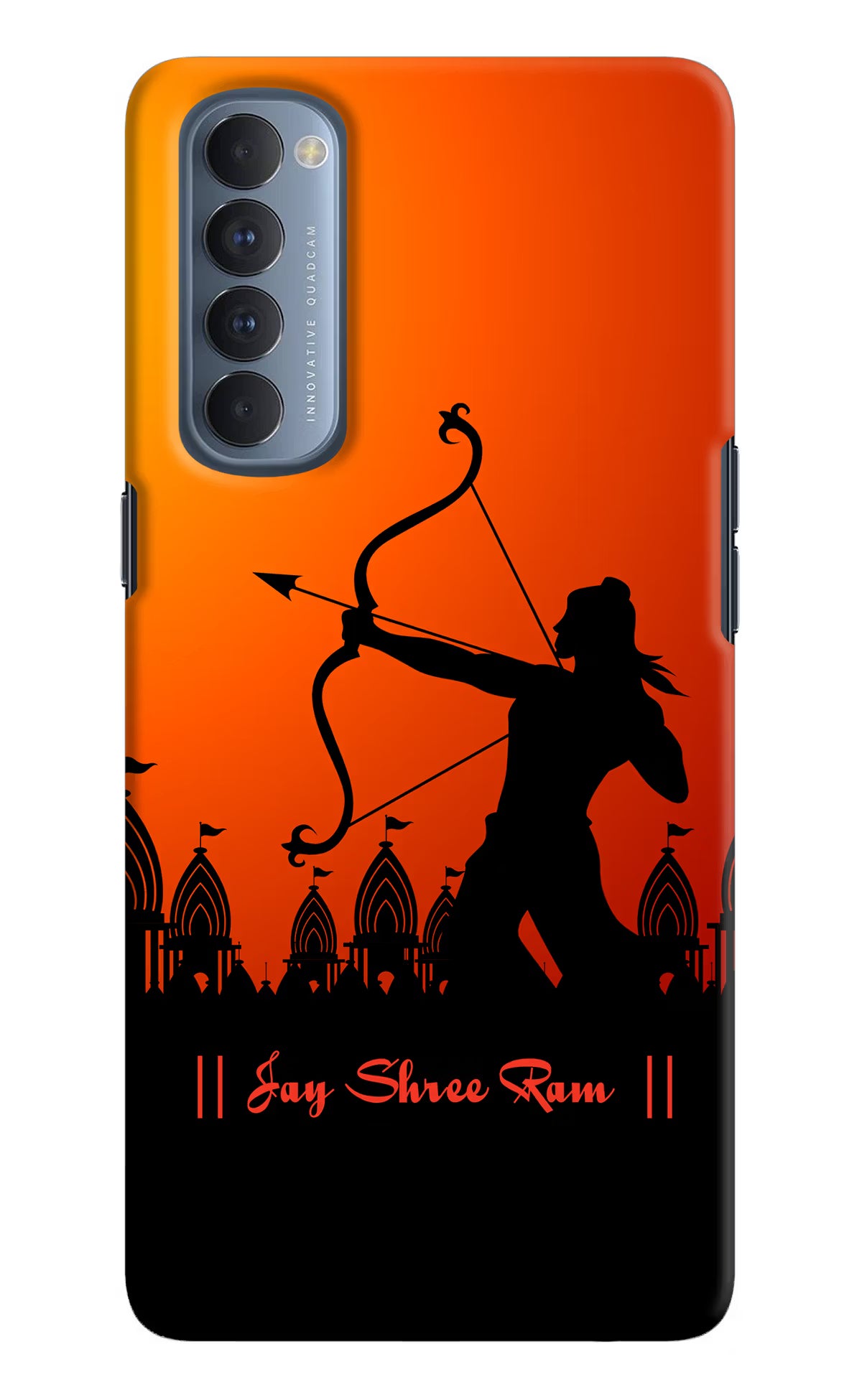 Lord Ram - 4 Oppo Reno4 Pro Hard Case Back Cover by Casekaro