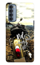 Ride More Worry Less Oppo Reno4 Pro Hard Case Back Cover by Casekaro