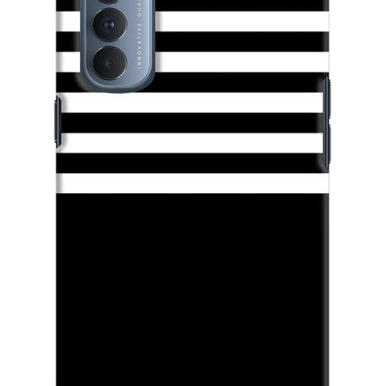 Black and White Print Oppo Reno4 Pro Hard Case Back Cover by Casekaro