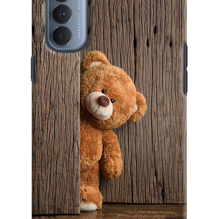 Teddy Wooden Oppo Reno4 Pro Hard Case Back Cover by Casekaro