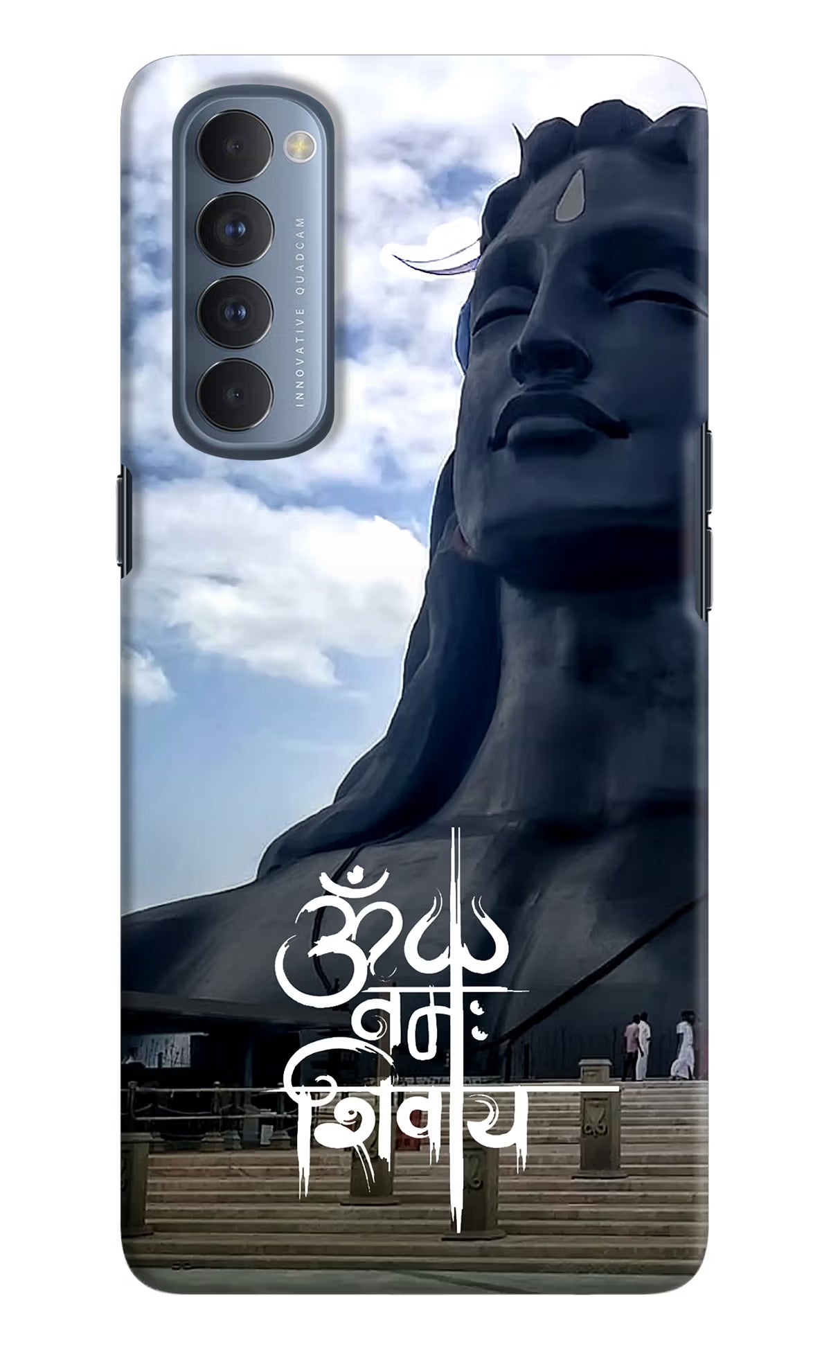 Om Namah Shivay Oppo Reno4 Pro Hard Case Back Cover by Casekaro