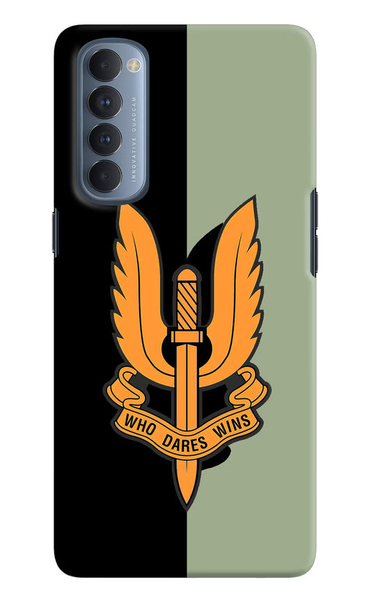 Balidan Logo Oppo Reno4 Pro Hard Case Back Cover by Casekaro