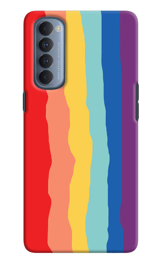 Rainbow Oppo Reno4 Pro Hard Case Back Cover by Casekaro