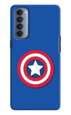 Shield Oppo Reno4 Pro Hard Case Back Cover by Casekaro