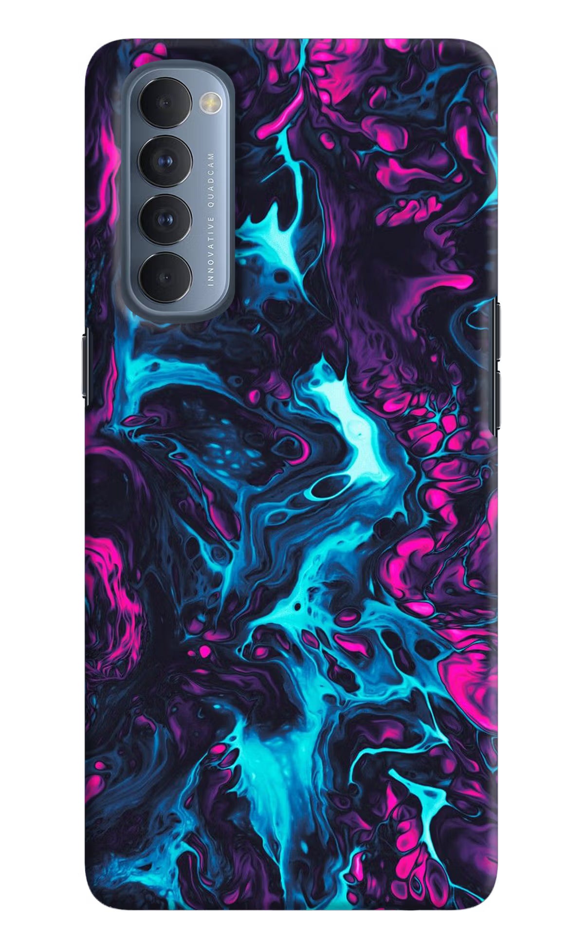Abstract Oppo Reno4 Pro Hard Case Back Cover by Casekaro