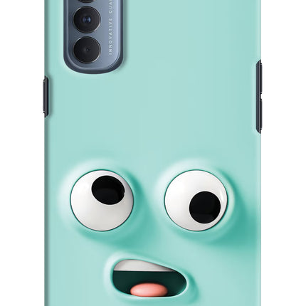 Funny Cartoon Oppo Reno4 Pro Hard Case Back Cover by Casekaro